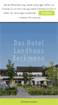 Mobile Screenshot of landhaus-beckmann.de